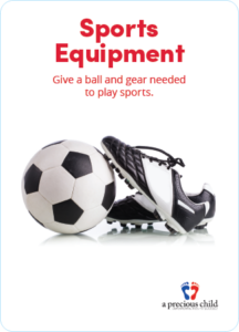 Sports equipment card