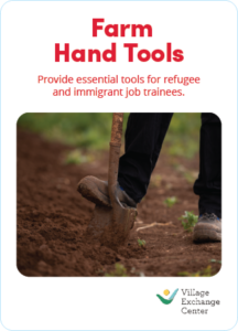 Farm hand tools card